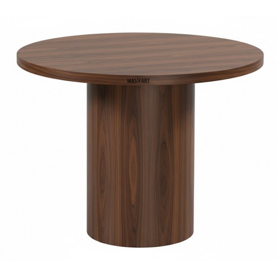 Masifart Twiska 80 Lik Kayın Dar Silindir Yemek Masası 