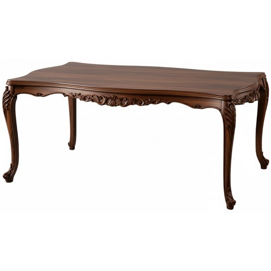 Masifart Egesta 180 Lik Napoli Oymalı Yemek Masası 