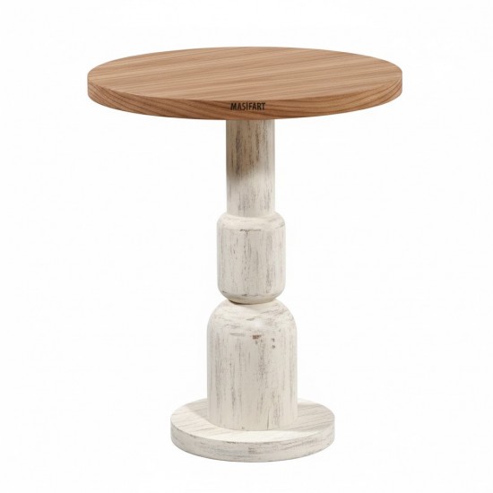 Masifart Plavia Yuvarlak Rio Bistro Yemek Masası 