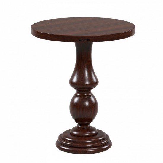 Masifart Plavia Yuvarlak Vazo Bistro Yemek Masası 