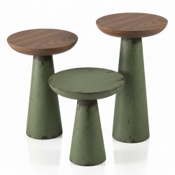 Masifart Culpa Düz Mantar Zigon Sehpa 