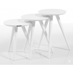 Masifart Cochlear Yuvarlak Retro Zigon Sehpa 