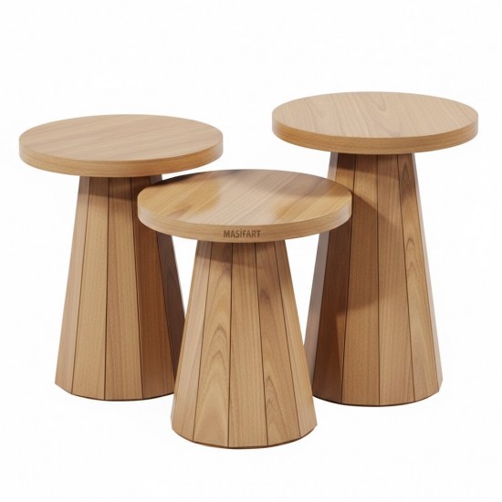 Masifart Digitus Kayın Line Zigon Sehpa 