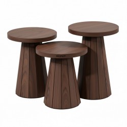 Masifart Pedis Meşe Line Zigon Sehpa 