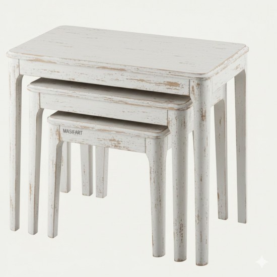 Masifart Corte Soft Mdf Zigon Sehpa 