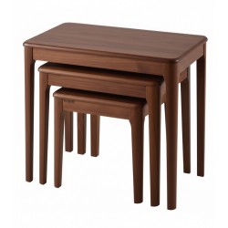 Masifart Oktober Soft Ceviz Zigon Sehpa 