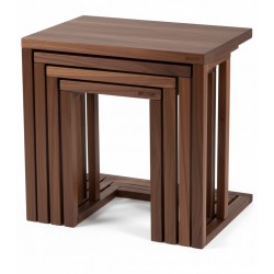 Masifart Anca 4 Lü Ceviz C Zigon Sehpa 