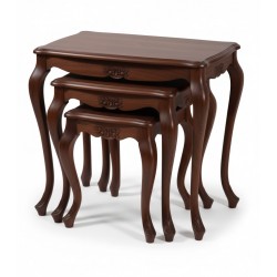 Masifart Hazel Avangart 3 Lü Oymalı Zigon Sehpa 