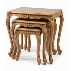 Masifart Acapulka 3 Lü Kristal Zigon Sehpa 