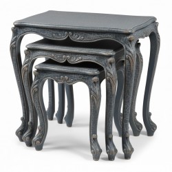 Masifart Acapulka 3 Lü Kristal Zigon Sehpa 