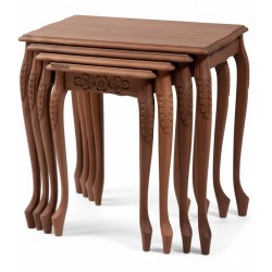 Masifart Modus Yüksek Kaba Oymalı Zigon Sehpa 