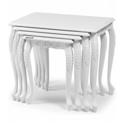 Masifart Minia Yeni Lükens Oymalı Zigon Sehpa 