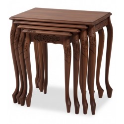 Masifart Putridus Yüksek Lükens Oymalı Zigon Sehpa 