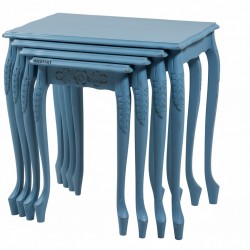 Masifart Putridus Yüksek Lükens Oymalı Zigon Sehpa 