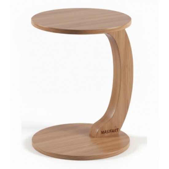 Masifart Crus Mdf Yuvarlak C Servis Sehpası 