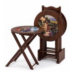 Masifart Porto No 115 Yuvarlak Çanta Zigon Sehpa 