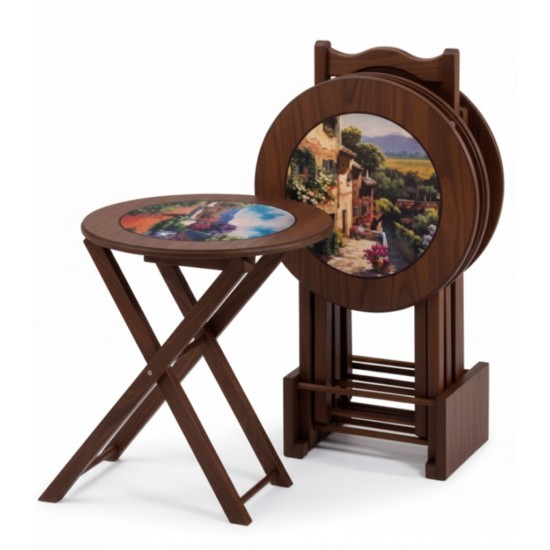 Masifart Porto No 115 Yuvarlak Çanta Zigon Sehpa 