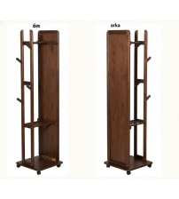 Masifart Longa Aynalı Askılık Ceviz